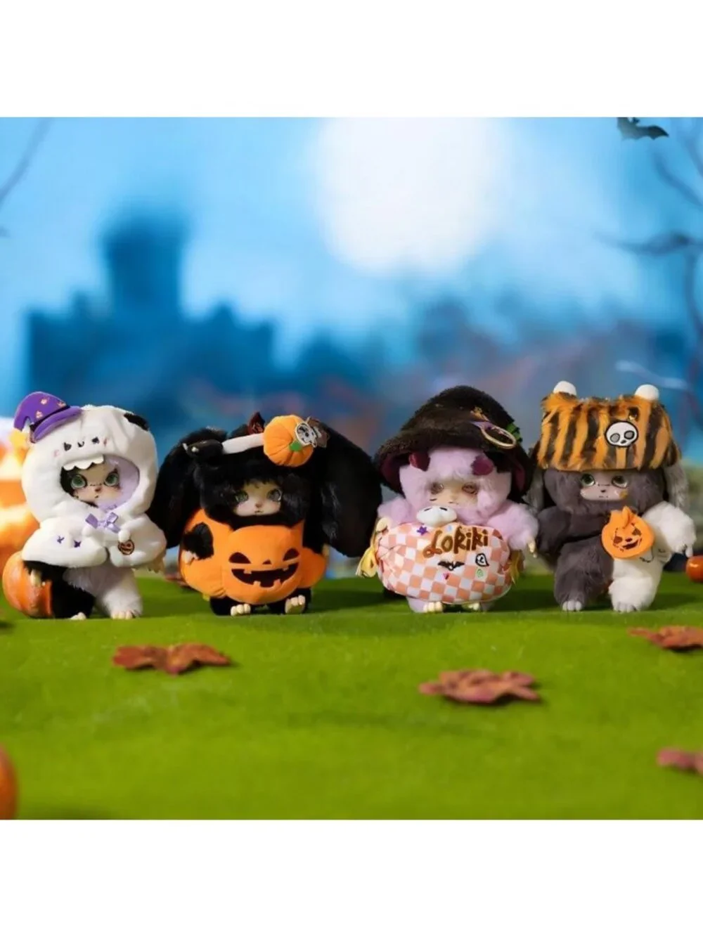 Halloween Plush Blind Box Keychain - Collectible Bag Charm, 7.1in, 5 Designs